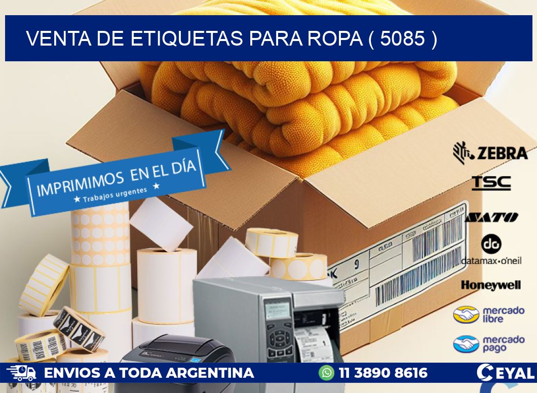 VENTA DE ETIQUETAS PARA ROPA ( 5085 )