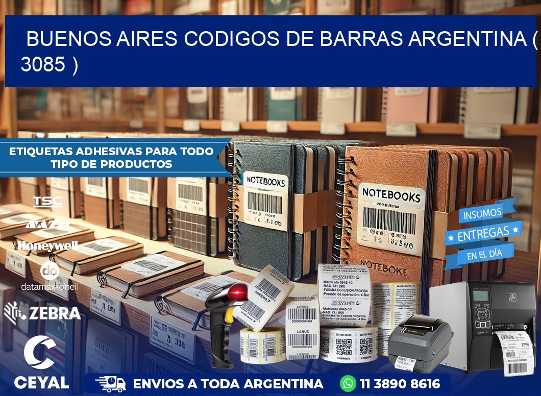 buenos aires codigos de barras argentina ( 3085 )