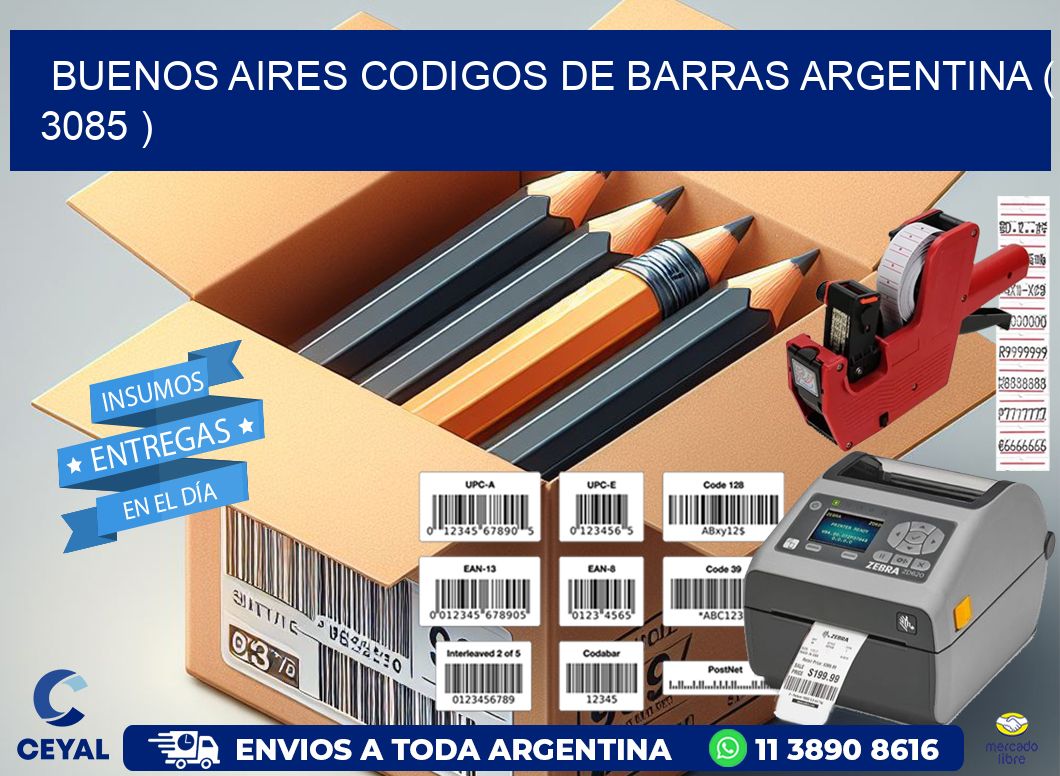 buenos aires codigos de barras argentina ( 3085 )