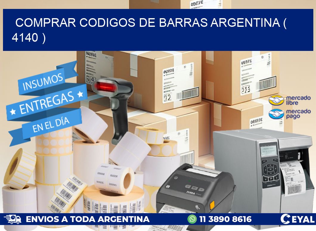comprar codigos de barras argentina ( 4140 )