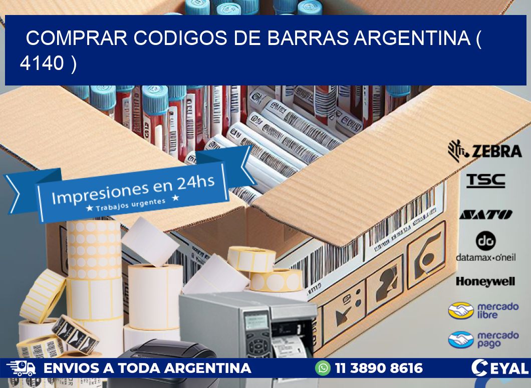 comprar codigos de barras argentina ( 4140 )