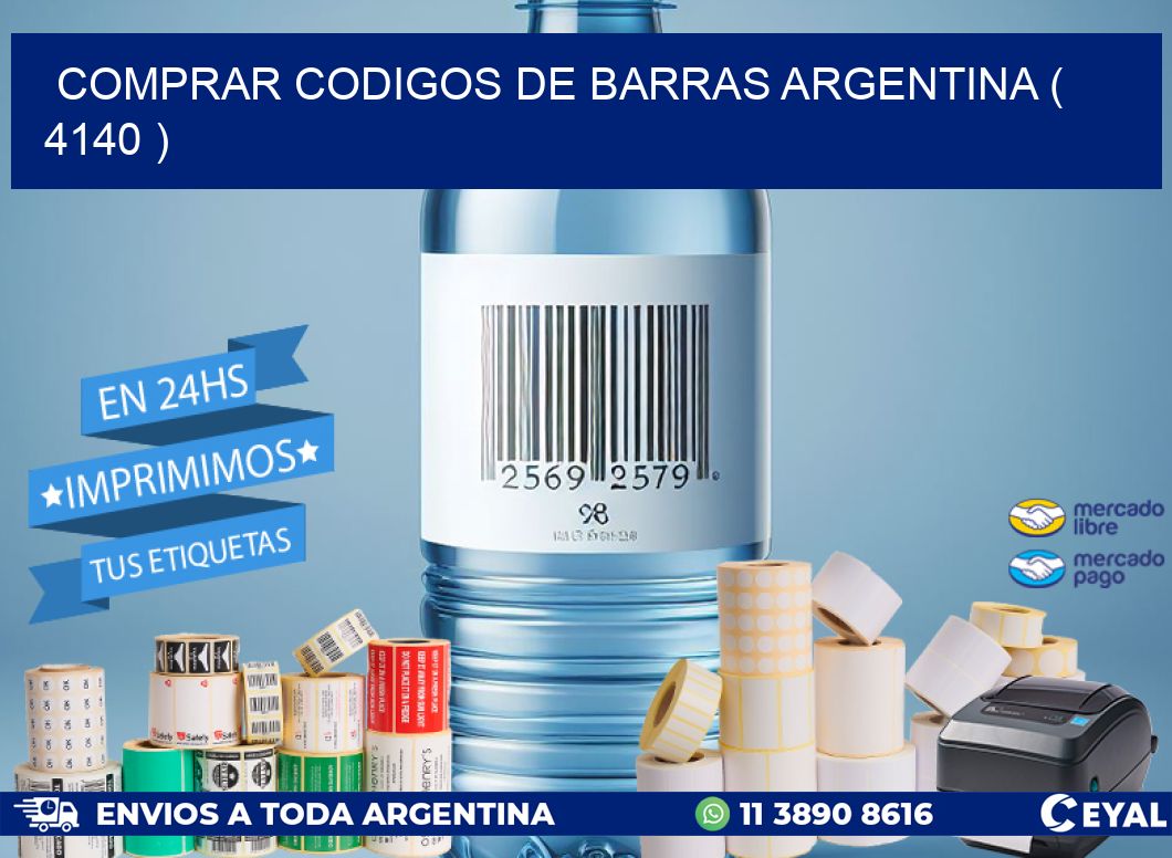 comprar codigos de barras argentina ( 4140 )