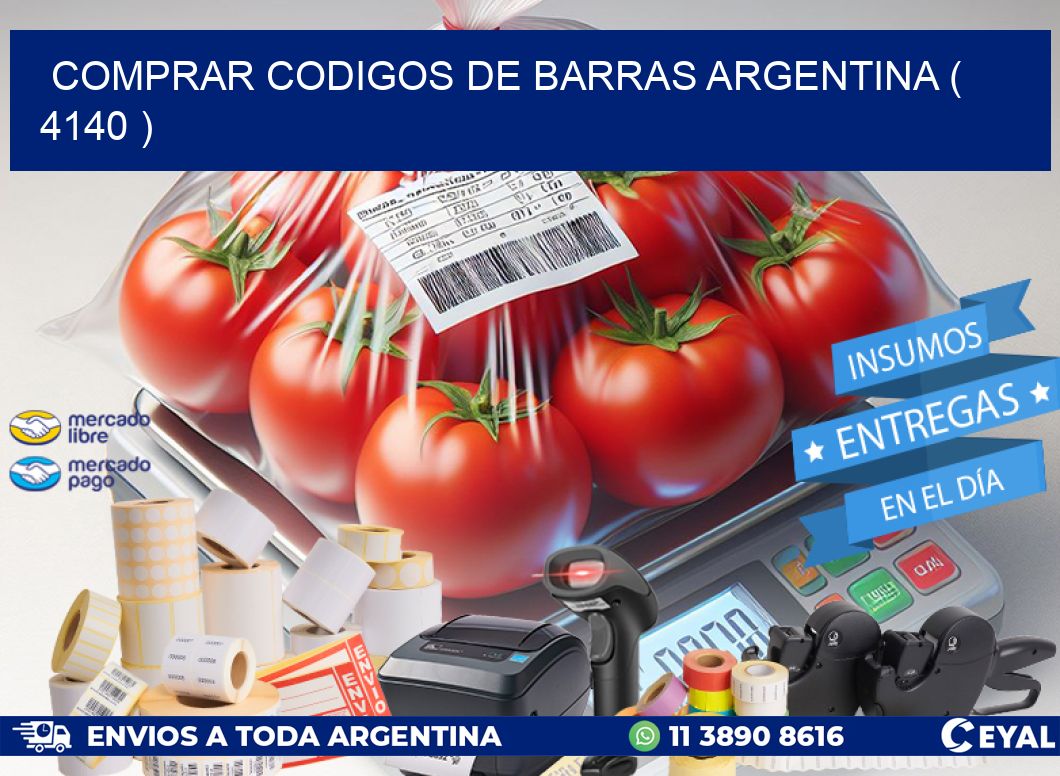 comprar codigos de barras argentina ( 4140 )