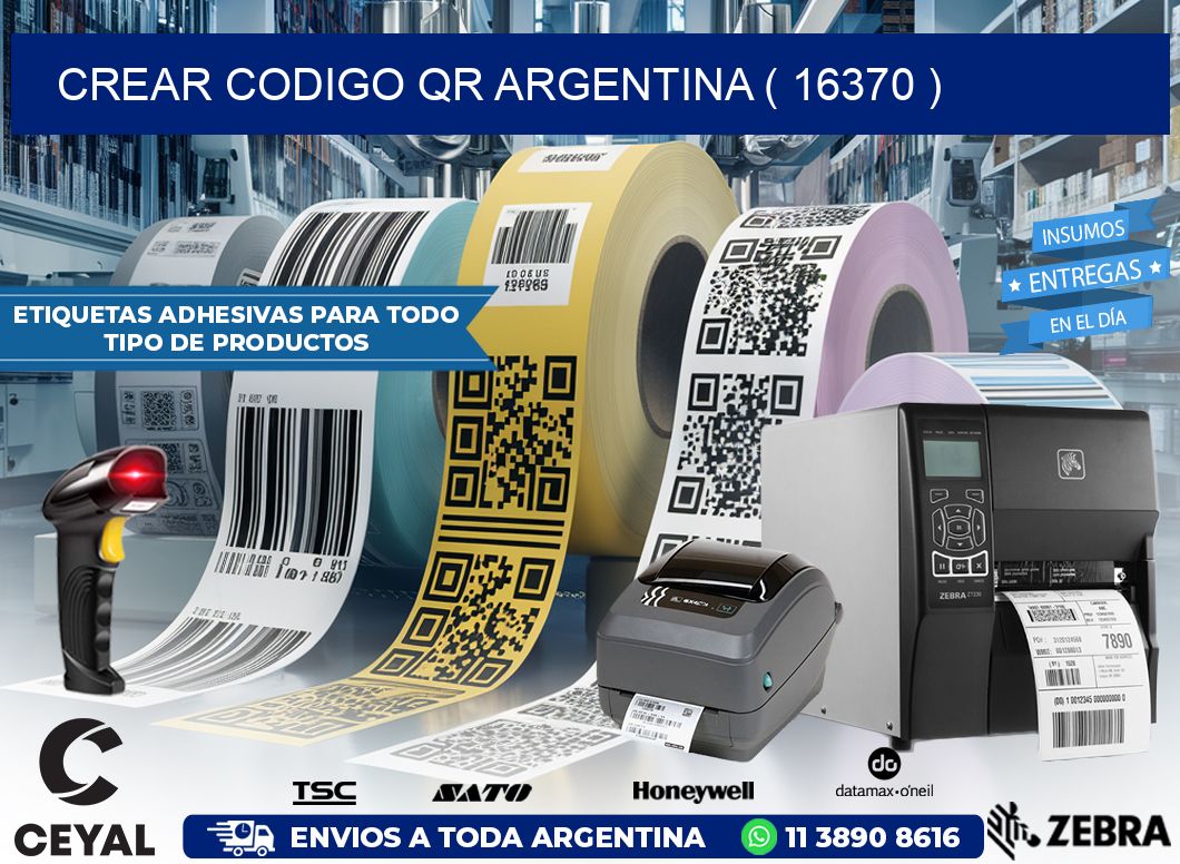 crear codigo qr argentina ( 16370 )