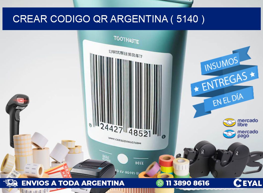 crear codigo qr argentina ( 5140 )