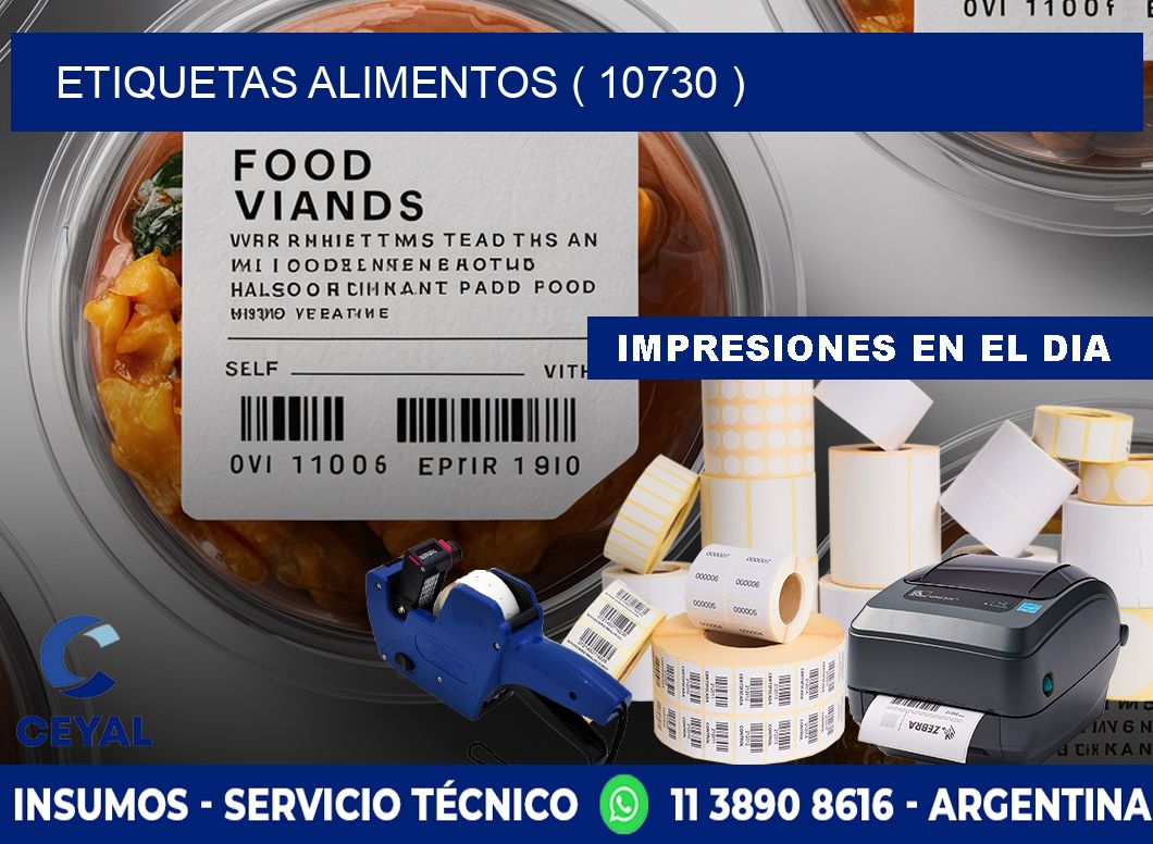etiquetas alimentos ( 10730 )