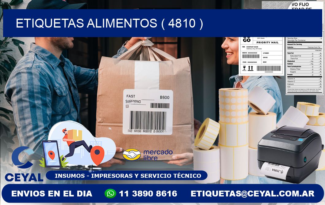etiquetas alimentos ( 4810 )