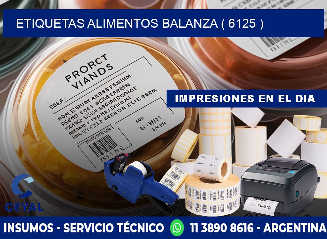 etiquetas alimentos balanza ( 6125 )