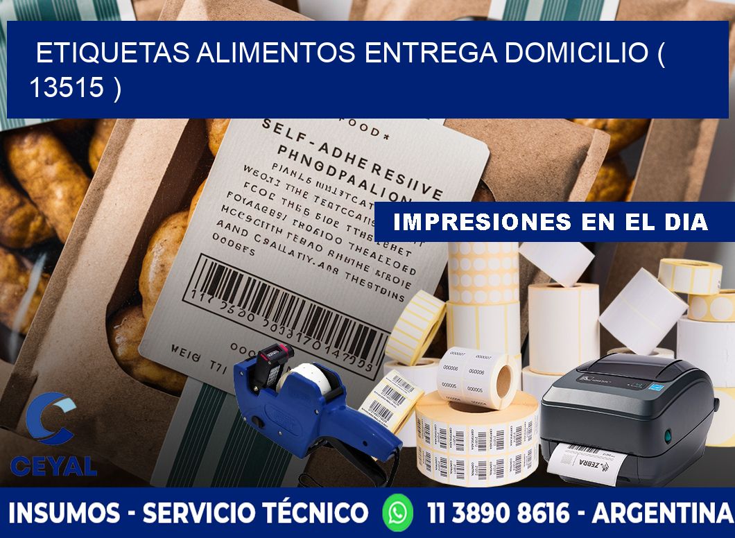 etiquetas alimentos entrega domicilio ( 13515 )