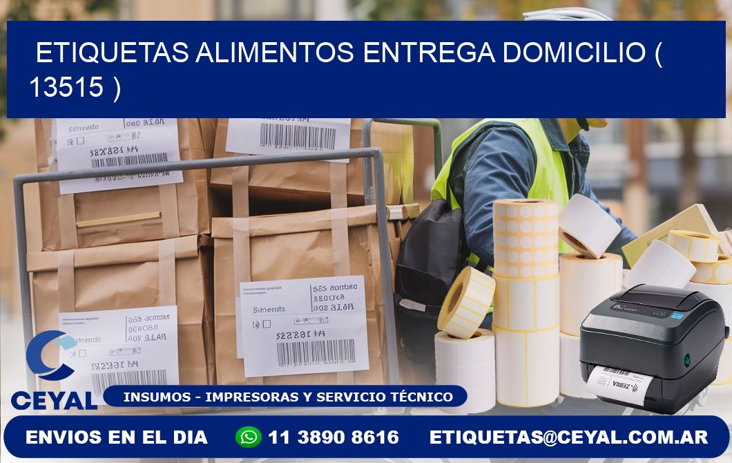 etiquetas alimentos entrega domicilio ( 13515 )
