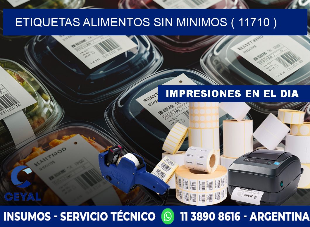 etiquetas alimentos sin minimos ( 11710 )