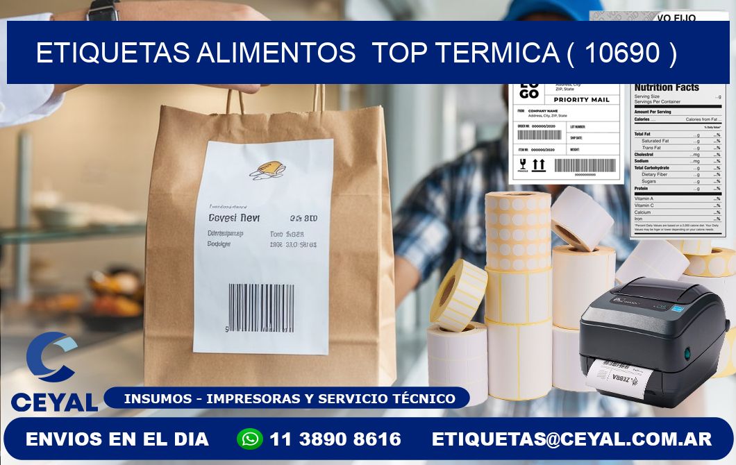 etiquetas alimentos  top termica ( 10690 )