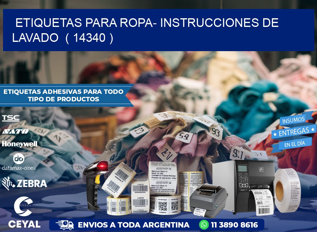 etiquetas para ropa- instrucciones de lavado  ( 14340 )