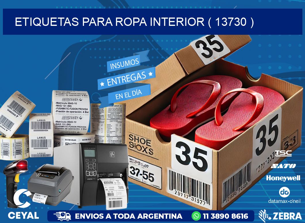 etiquetas para ropa interior ( 13730 )