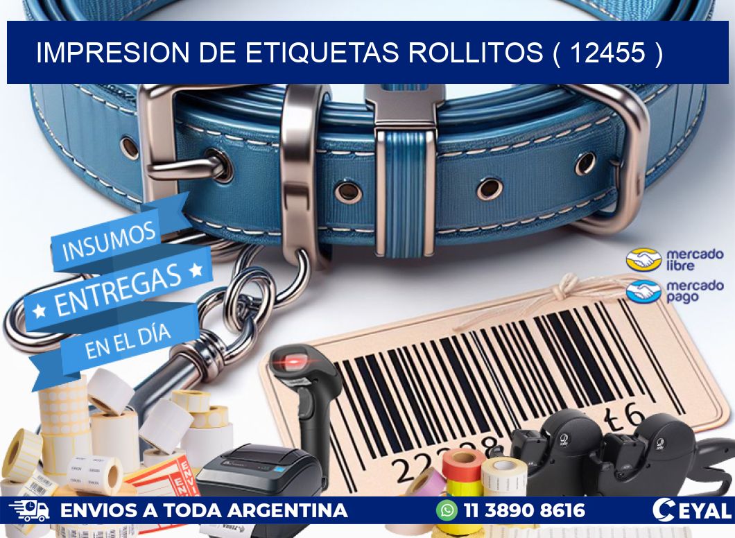 impresion de etiquetas rollitos ( 12455 )