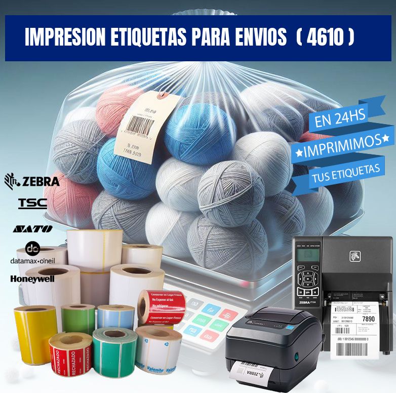 impresion etiquetas para envios ( 4610 )