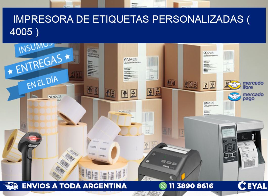 impresora de etiquetas personalizadas ( 4005 )