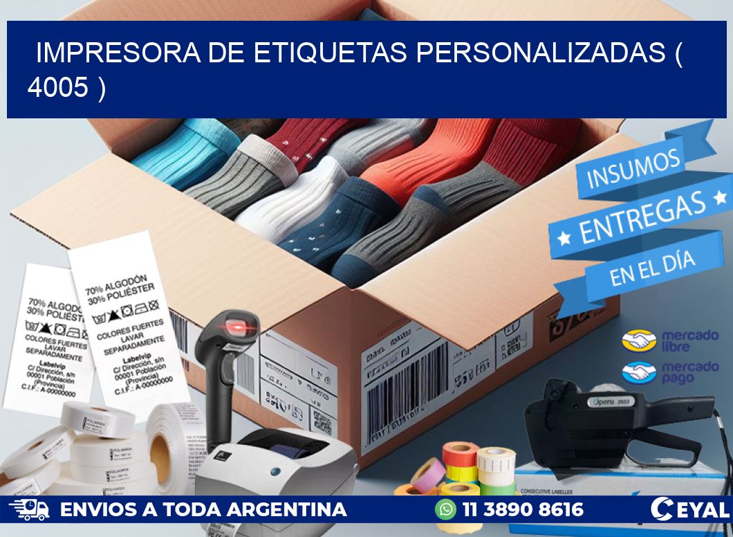 impresora de etiquetas personalizadas ( 4005 )