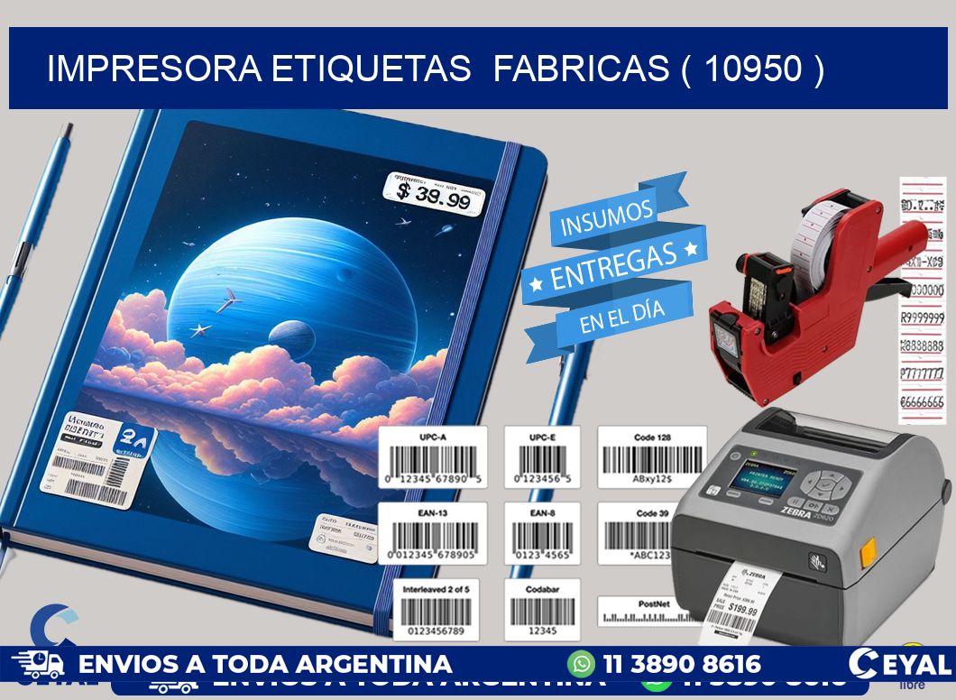 impresora etiquetas fabricas ( 10950 )