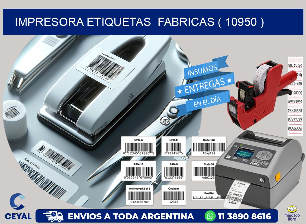 impresora etiquetas fabricas ( 10950 )