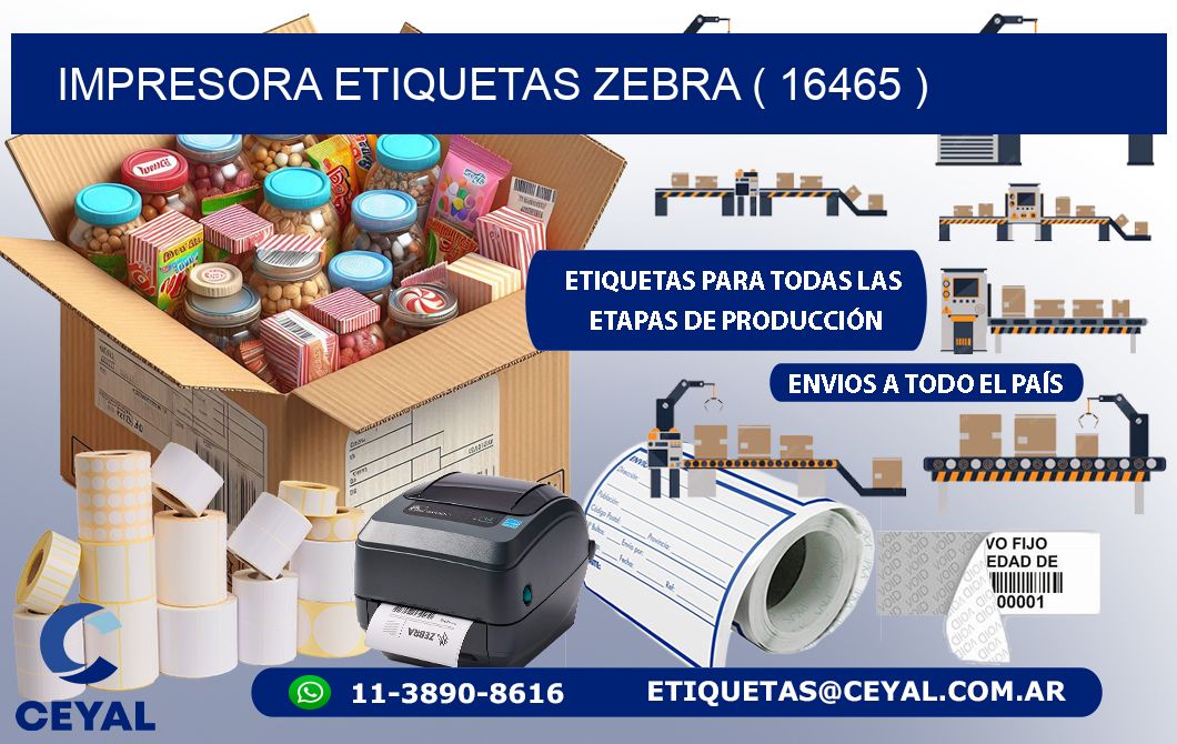 impresora etiquetas zebra ( 16465 )