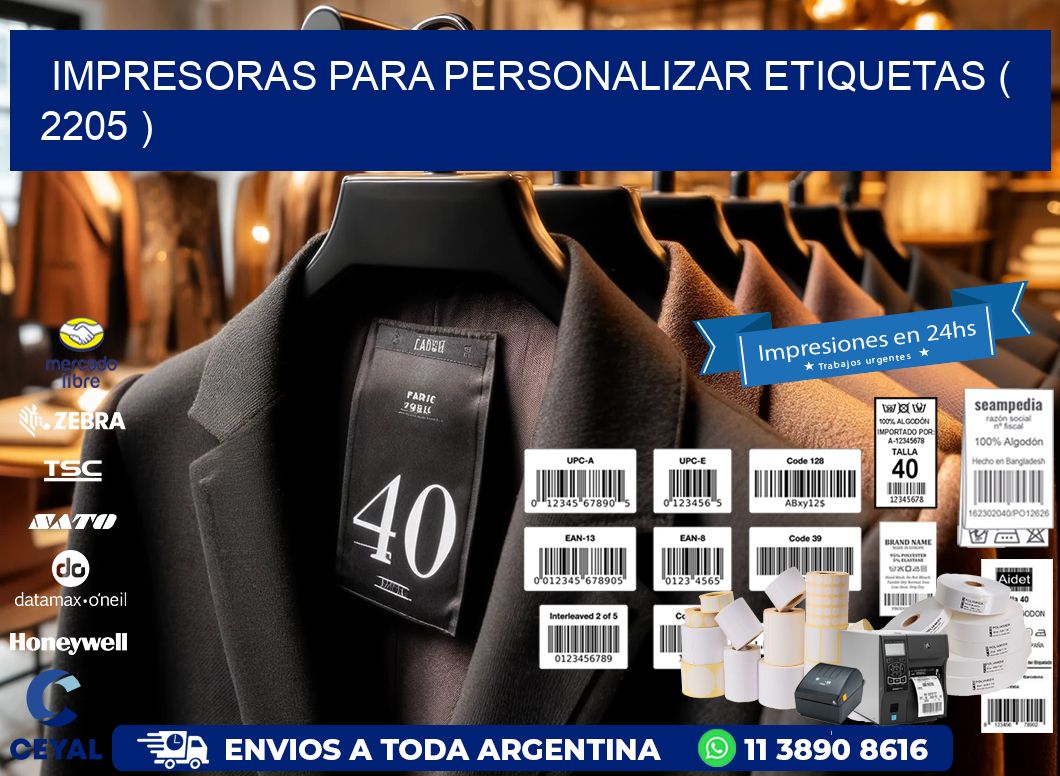 impresoras para personalizar etiquetas ( 2205 )