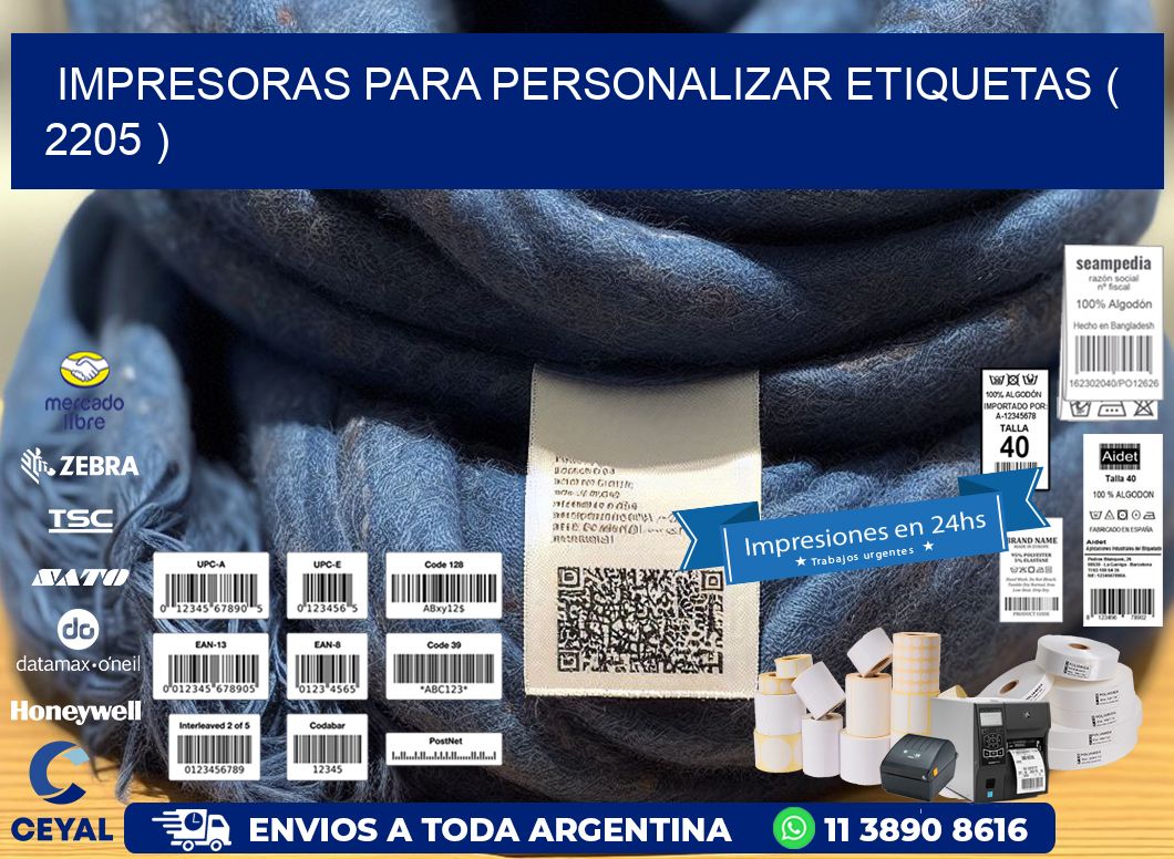 impresoras para personalizar etiquetas ( 2205 )
