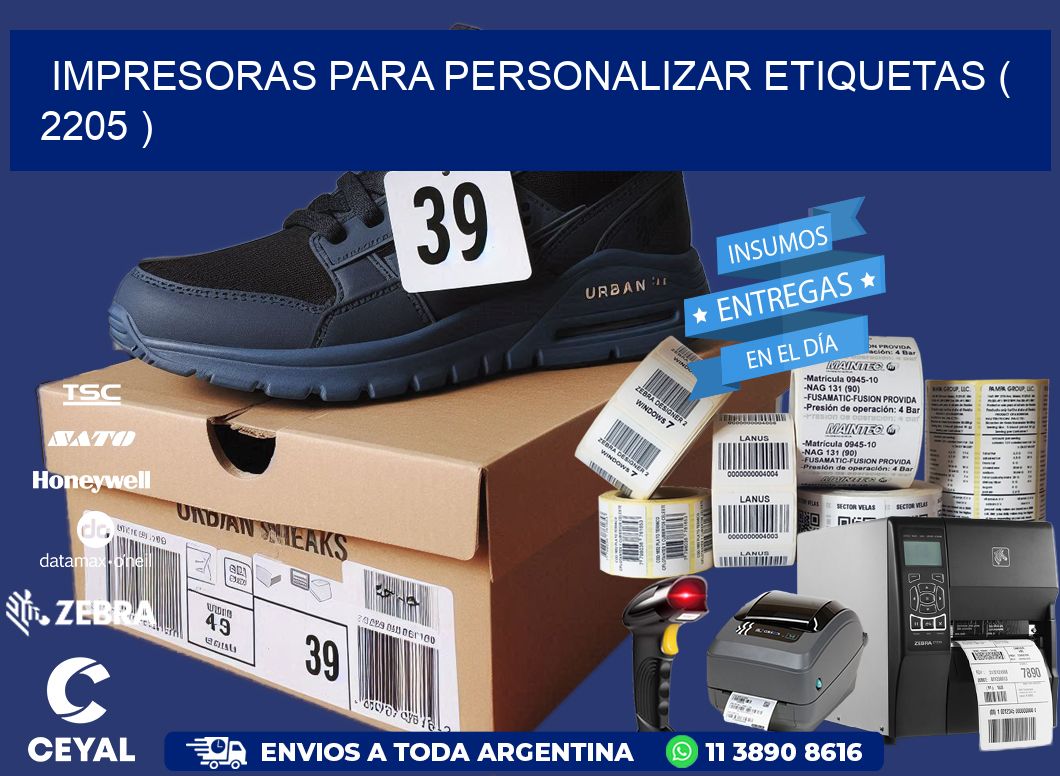 impresoras para personalizar etiquetas ( 2205 )