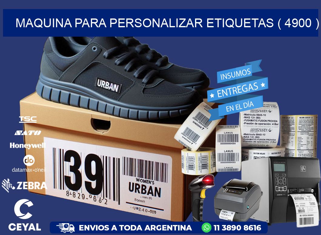 maquina para personalizar etiquetas ( 4900 )