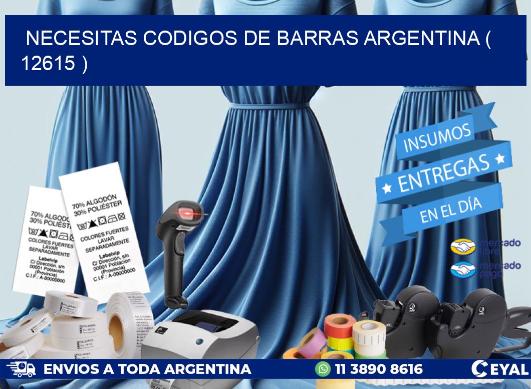 necesitas codigos de barras argentina ( 12615 )