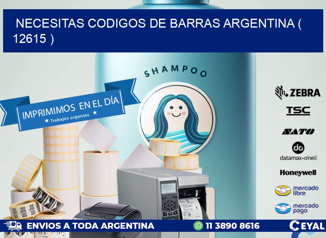 necesitas codigos de barras argentina ( 12615 )