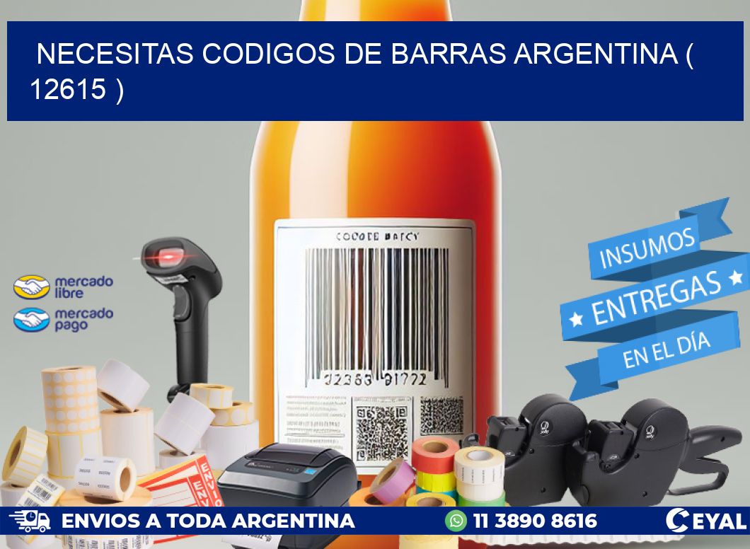 necesitas codigos de barras argentina ( 12615 )