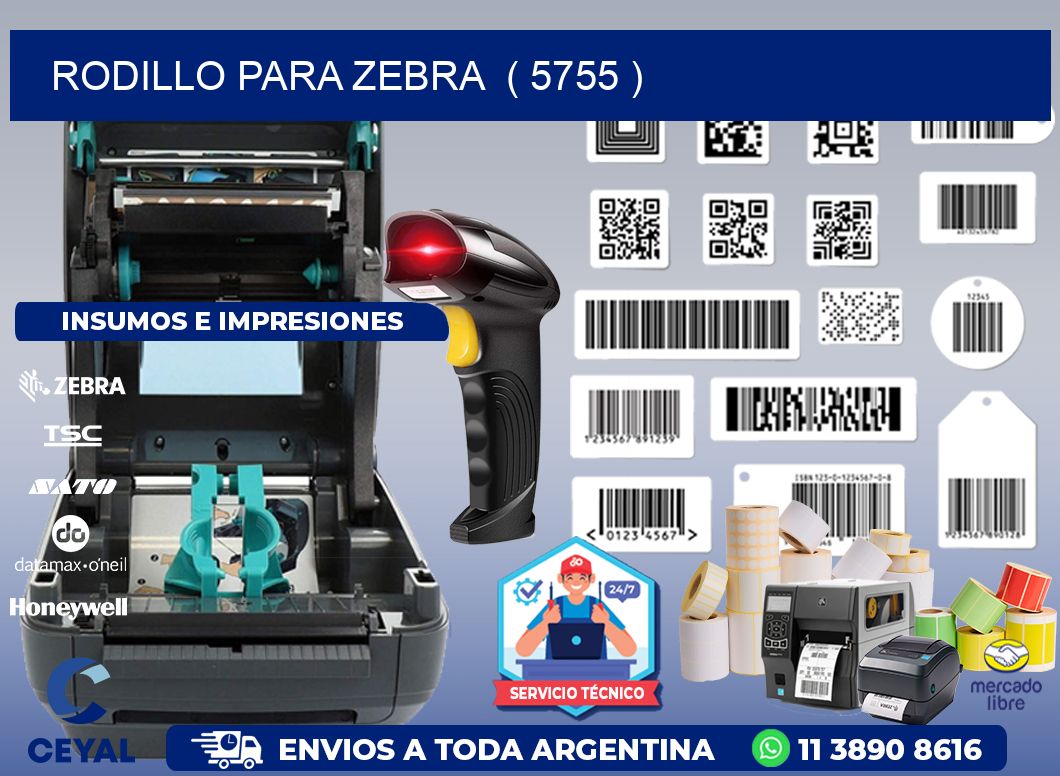 rodillo para zebra ( 5755 )