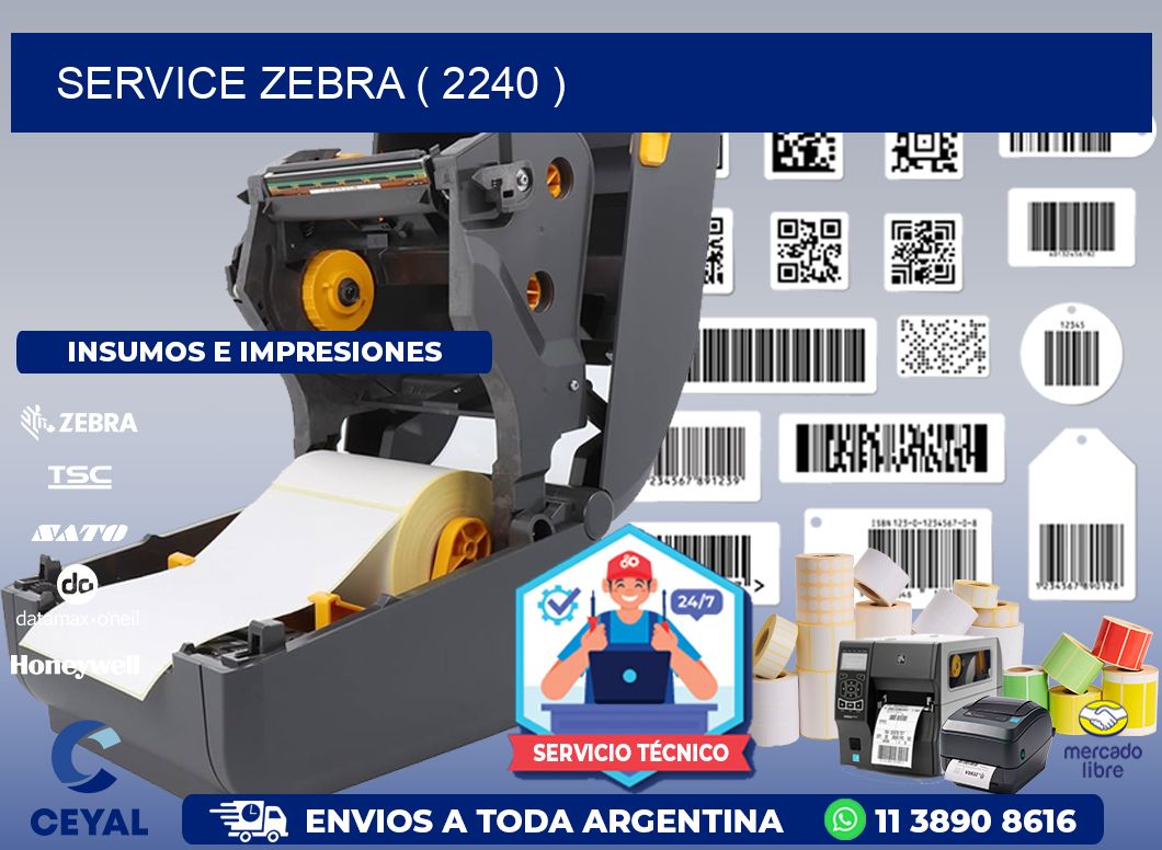 service zebra ( 2240 )