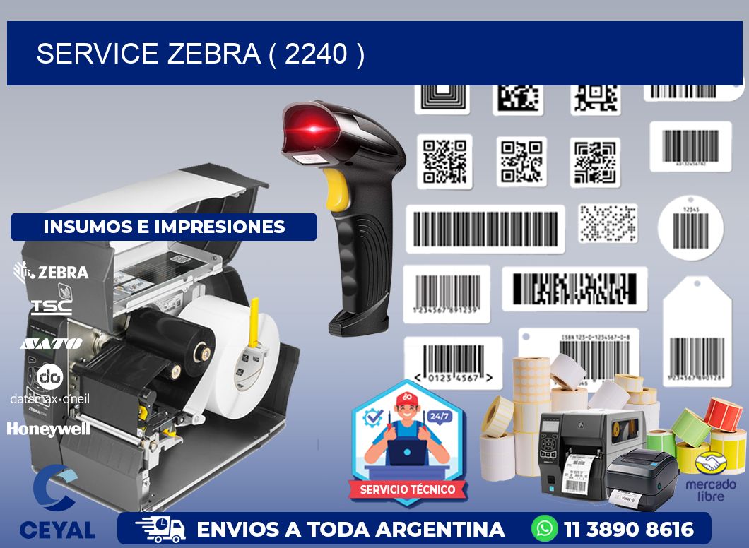 service zebra ( 2240 )