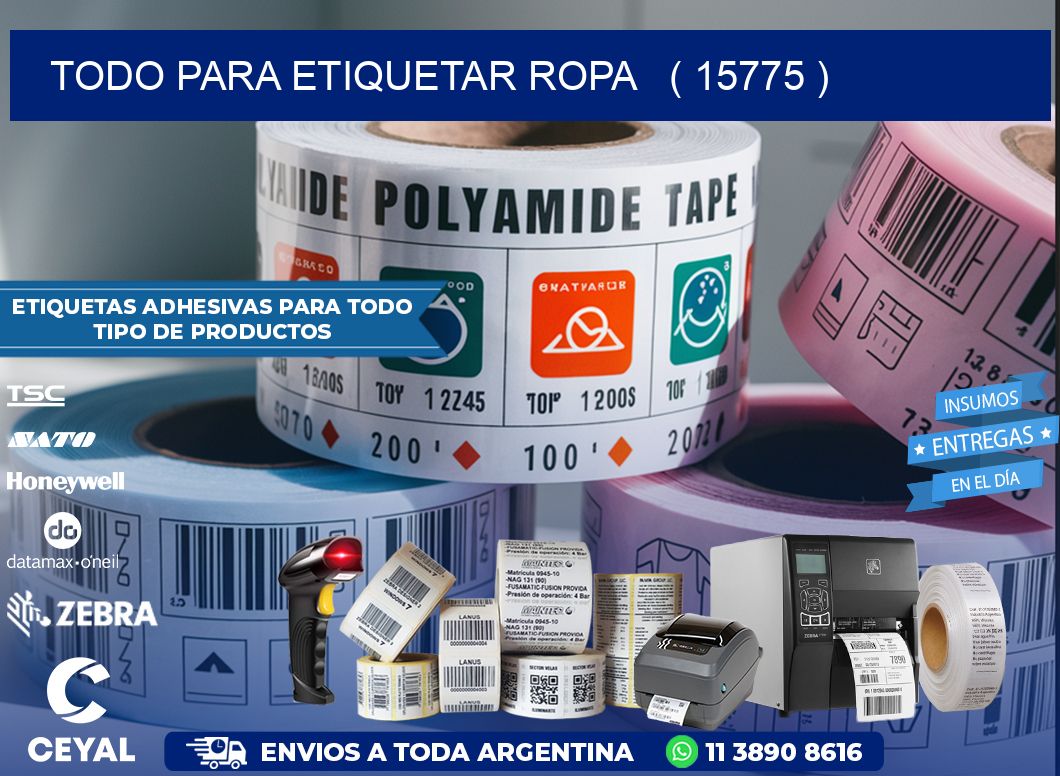 todo para etiquetar ropa   ( 15775 )