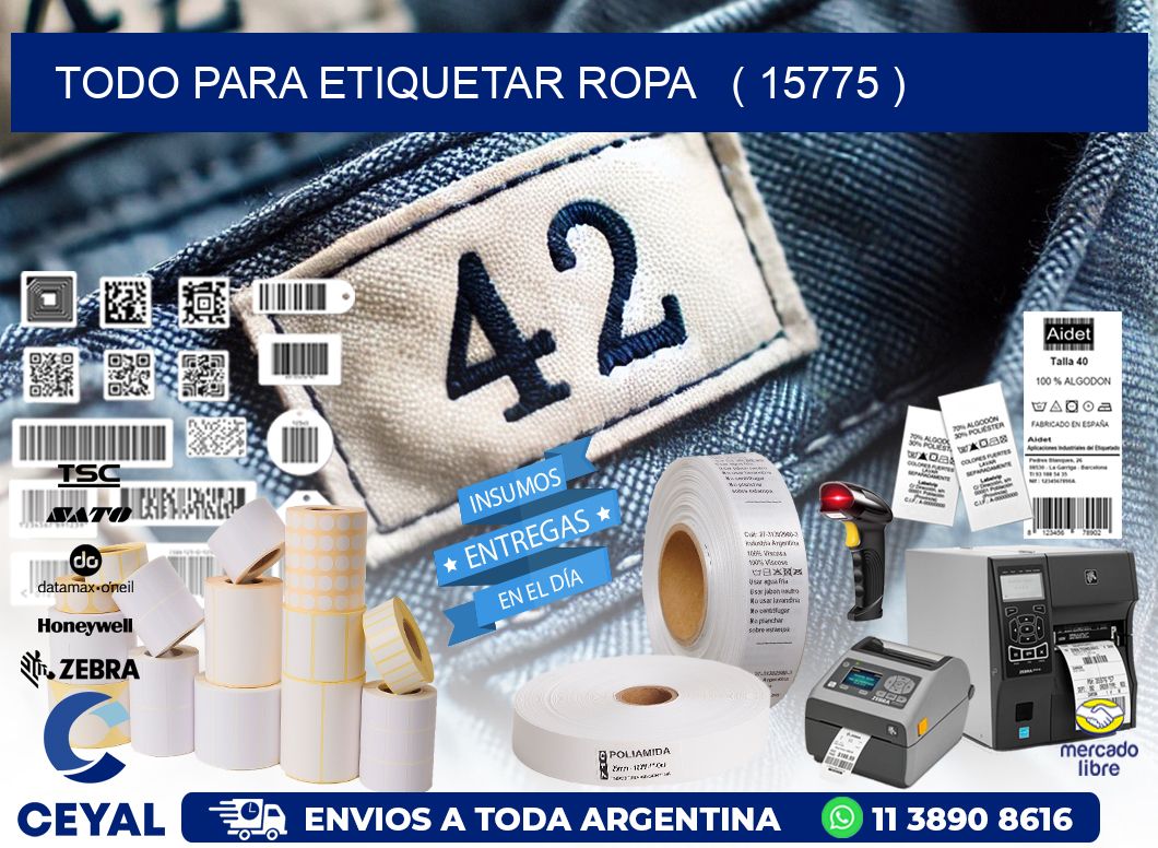 todo para etiquetar ropa   ( 15775 )