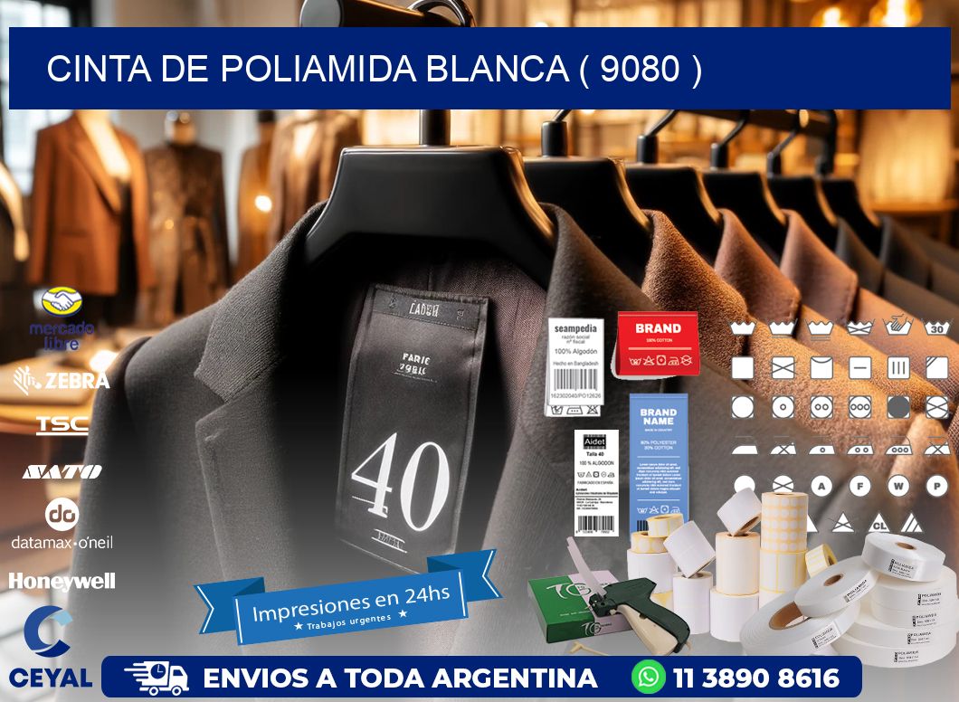 CINTA DE POLIAMIDA BLANCA ( 9080 )