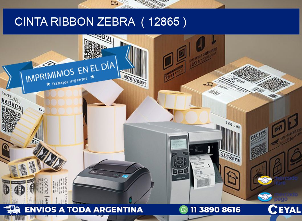 CINTA RIBBON ZEBRA ( 12865 )