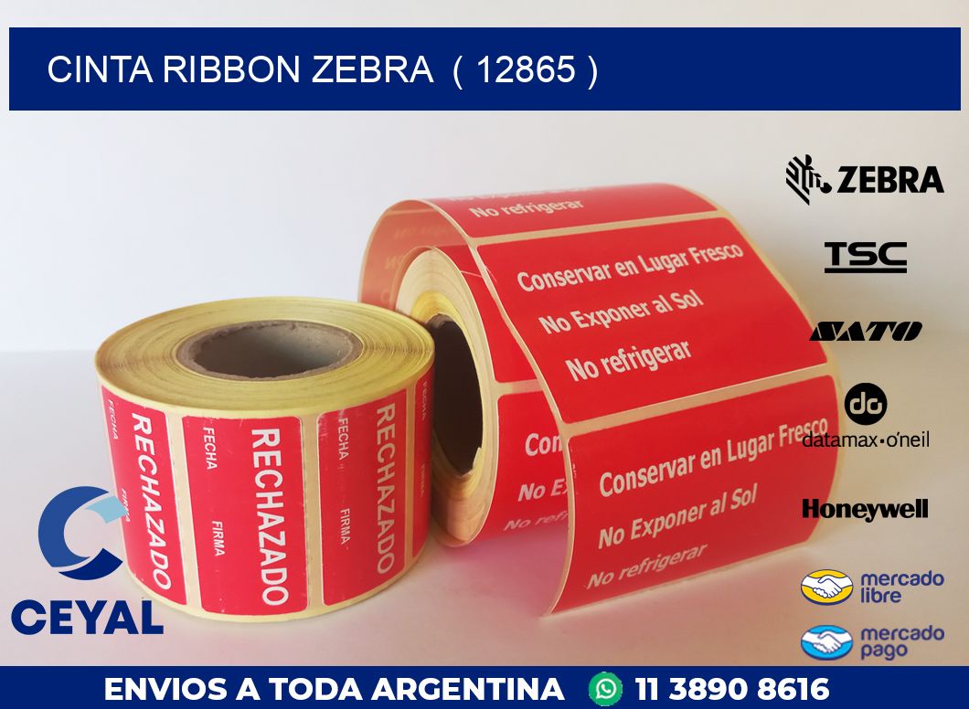 CINTA RIBBON ZEBRA ( 12865 )