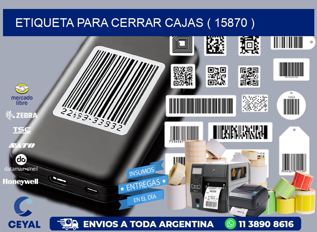 ETIQUETA PARA CERRAR CAJAS ( 15870 )