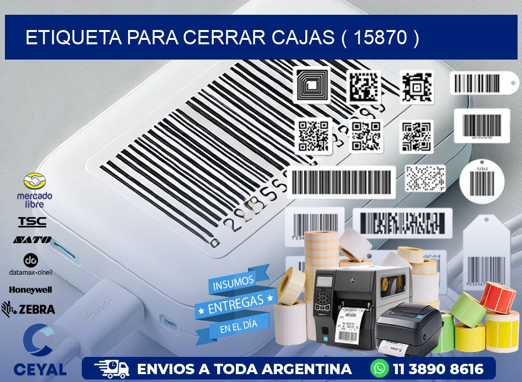 ETIQUETA PARA CERRAR CAJAS ( 15870 )