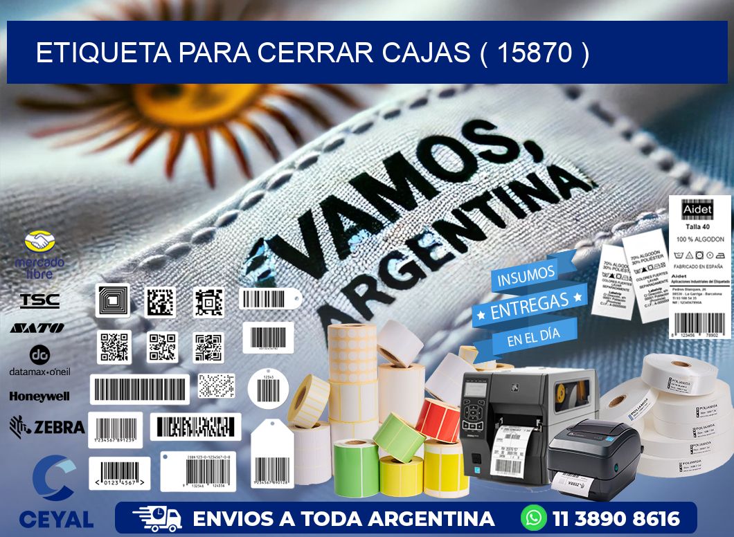ETIQUETA PARA CERRAR CAJAS ( 15870 )
