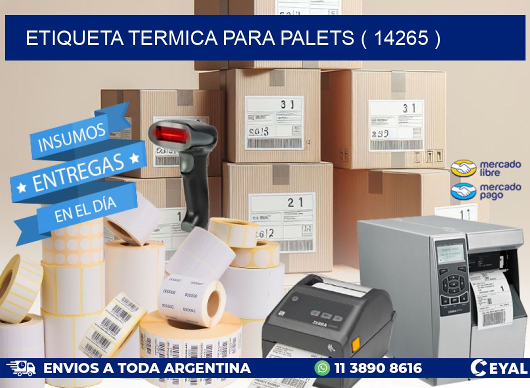 ETIQUETA TERMICA PARA PALETS ( 14265 )
