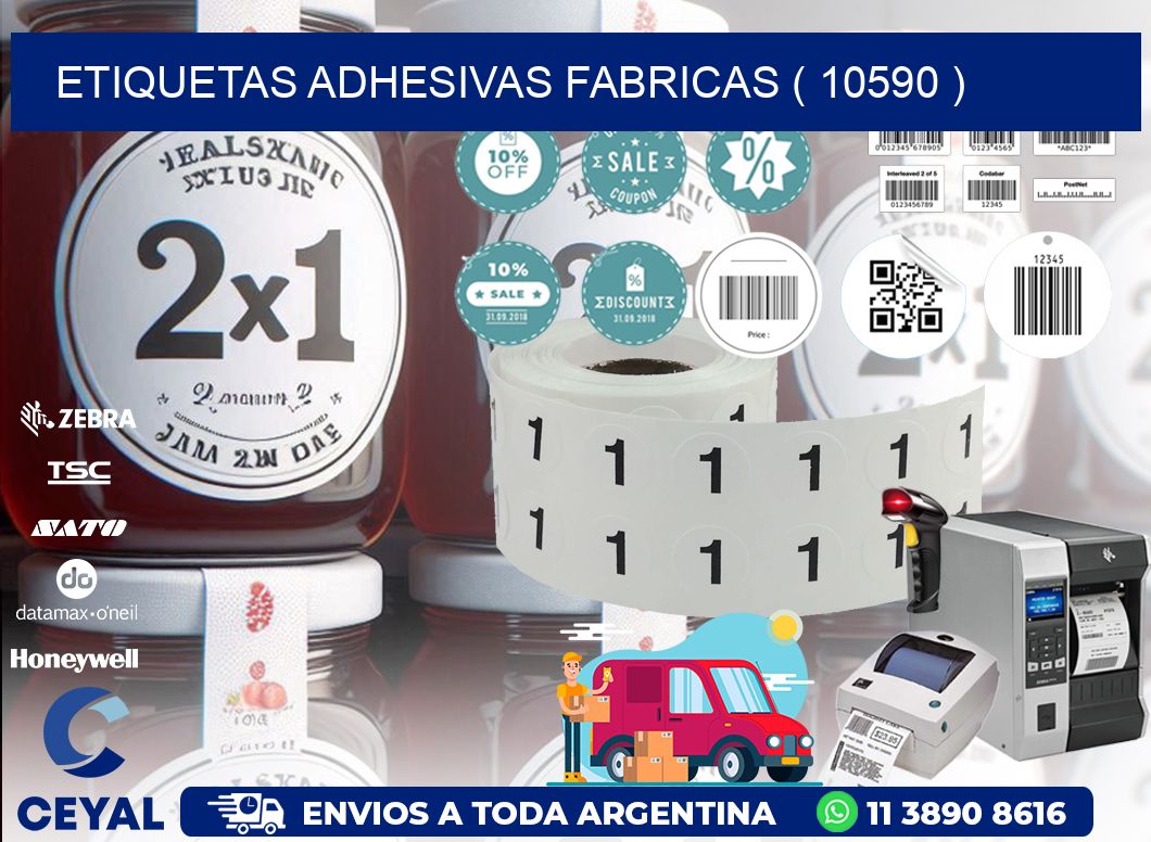 ETIQUETAS ADHESIVAS FABRICAS ( 10590 )