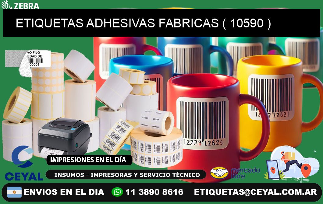 ETIQUETAS ADHESIVAS FABRICAS ( 10590 )