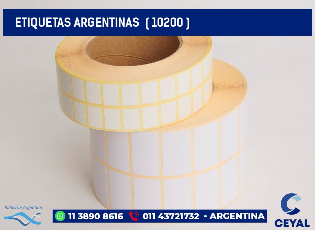 ETIQUETAS ARGENTINAS ( 10200 )