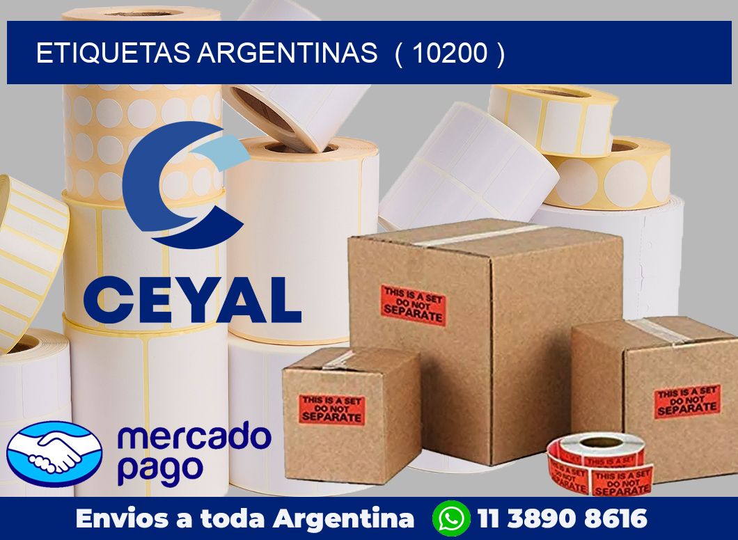 ETIQUETAS ARGENTINAS ( 10200 )