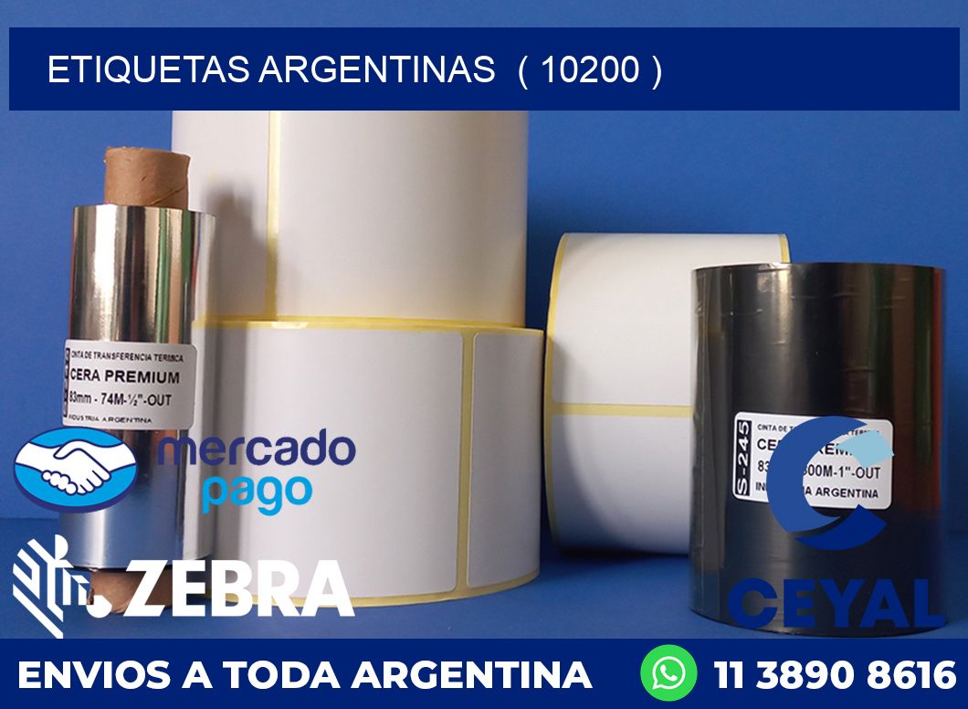 ETIQUETAS ARGENTINAS ( 10200 )
