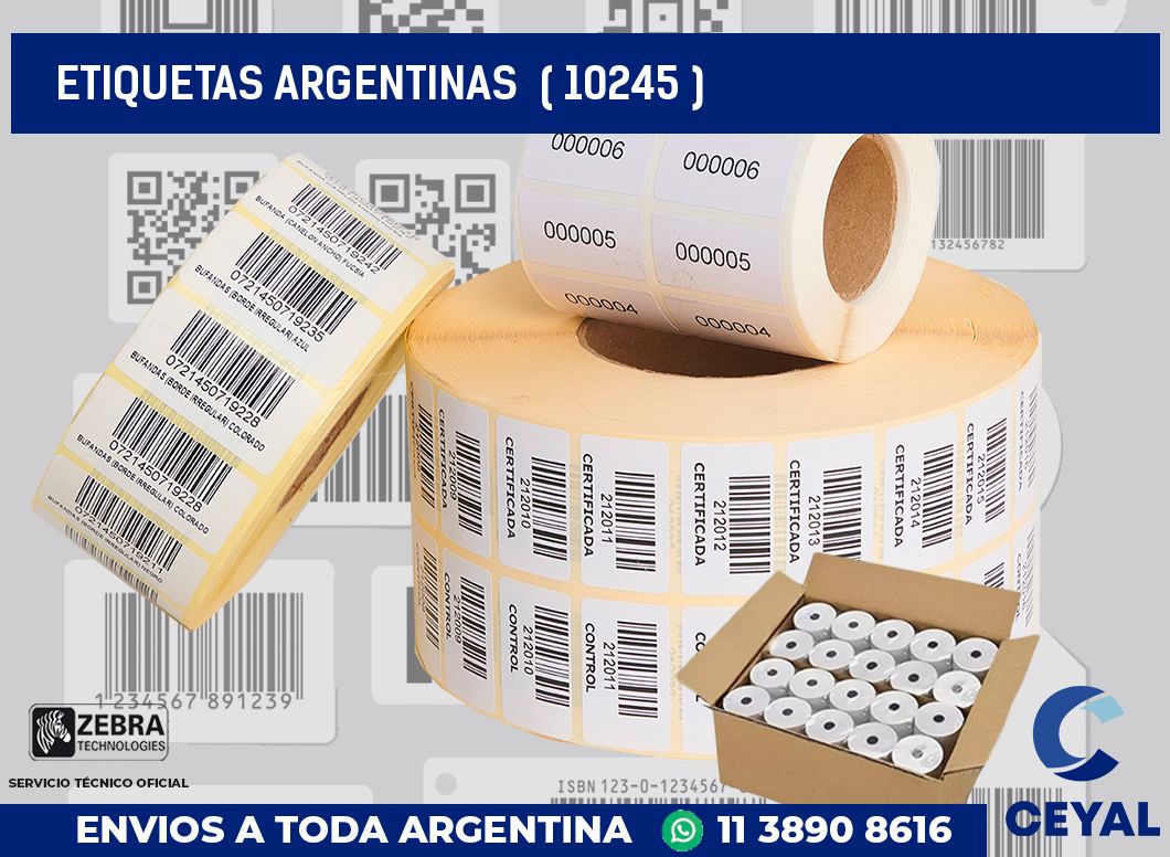 ETIQUETAS ARGENTINAS  ( 10245 )